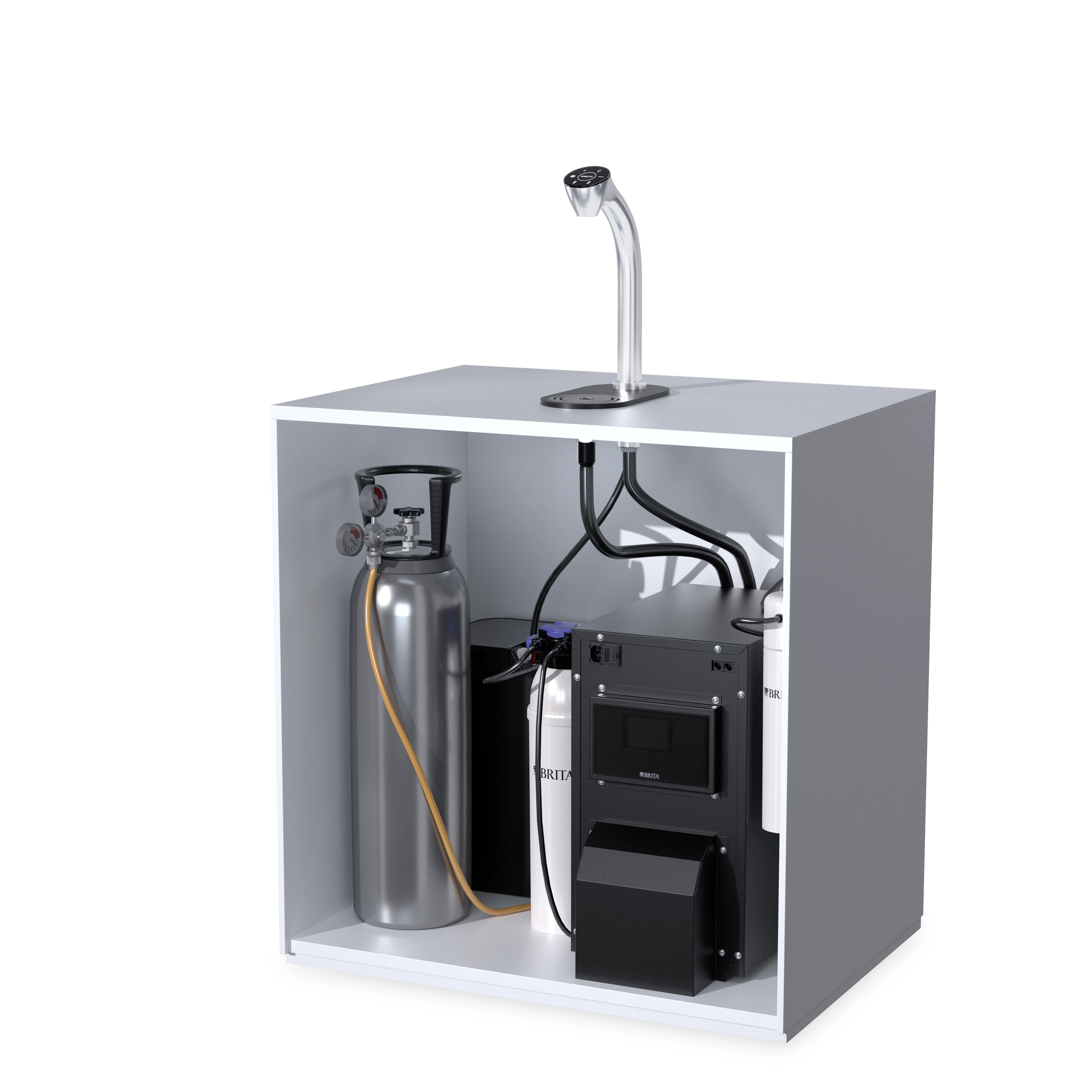 BRITA Vivreau Extra 85 C-Tap - ThermalGate, PureProetct, Niegazowana, Gazowana, Ciepła, Średni Bojler - obrazek 7